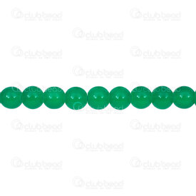 1102-6214-08112 - Bille de Verre Pressé Rond 8mm Vert Jade Corde de 30po (approx. 90pcs) 1102-6214-08112,montreal, quebec, canada, beads, wholesale