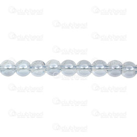 1102-6214-0814 - Glass Pressed Bead Round 8mm Shiny Blue Grey Transparent 42pcs String 1102-6214-0814,Bead,Glass,Glass Pressed,8MM,Round,Round,Blue,Blue Grey,Shiny,Transparent,China,42pcs String,montreal, quebec, canada, beads, wholesale