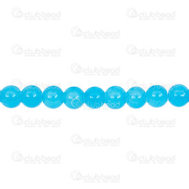 1102-6214-0832 - Pale Glass Bead Pearl Round  8MM aquamarine glossy 32in String 1102-6214-0832,1102-6214,montreal, quebec, canada, beads, wholesale