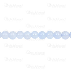 1102-6214-0862 - Glass Bead Round 8mm Light Sky Blue String 30" (approx.85pcs) 1102-6214-0862,sky,montreal, quebec, canada, beads, wholesale