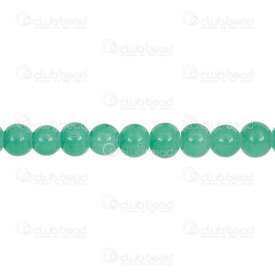1102-6214-0870 - Glass Bead Round 8mm Dark Green Jade 30in String (app. 90pcs) 1102-6214-0870,bille vert,montreal, quebec, canada, beads, wholesale