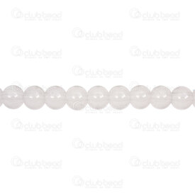1102-6214-0886 - Bille de Verre Pressé Rond 8mm Gris Transparent Lustre Corde de 32 pouces (approx. 96pcs) 1102-6214-0886,Billes,Verre,Pressé,montreal, quebec, canada, beads, wholesale