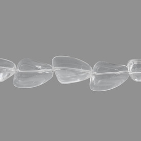 *1102-9202-114 - Glass Bead Free Form 14X19MM Crystal App. 11'' String *1102-9202-114,Beads,Glass,Pressed,Bead,Glass,Glass,14X19MM,Free Form,Free Form,Colorless,Crystal,China,App. 11'' String,montreal, quebec, canada, beads, wholesale