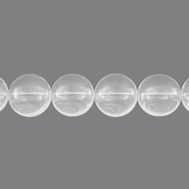*1102-9202-162 - Glass Bead Round Flat 20MM Crystal App. 11'' String *1102-9202-162,Bead,Glass,Glass,20MM,Round,Round,Flat,Colorless,Crystal,China,App. 11'' String,montreal, quebec, canada, beads, wholesale