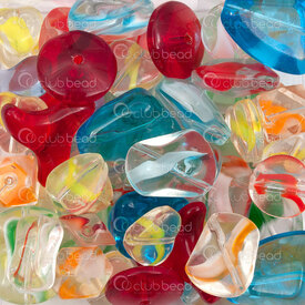 1102-9996-10 - Glass Bead Assortment Summer Size-Shapre-Color Assorted (approx. 150 gr) 1 bag 1102-9996-10,Beads,Assorted Kits,montreal, quebec, canada, beads, wholesale