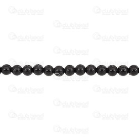 1103-0415-6MM - Bille Acrylique Rond 6mm Noir Perlé Trou 2mm 1 sac 100g (approx 900pcs) 1103-0415-6MM,Billes,Plastique,montreal, quebec, canada, beads, wholesale
