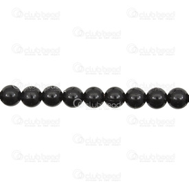 1103-0415-8MM - Bille Acrylique Rond 8mm Noir Perlé Trou 2mm 1 sac 100gr (approx. 380pcs) 1103-0415-8MM,Billes,Plastique,montreal, quebec, canada, beads, wholesale