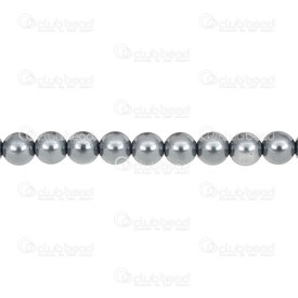 1103-0419-8mm - Acrylic Bead Round 8mm Gunmetal 1.2mm Hole 1 Bag 100gr (app 300pcs) 1103-0419-8mm,montreal, quebec, canada, beads, wholesale