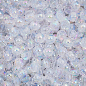 1103-0425-6mm - Acrylic Bead Round 6mm Transparent AB 1.5mm hole 1 bag 100gr (approx. 800 pcs) 1103-0425-6mm,montreal, quebec, canada, beads, wholesale