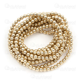 1103-0499-0402 - Acryliic Bead Round 4mm Gold (approx. 250pcs) !Limited Quantity! 1String 1103-0499-0402,Beads,Plastic,montreal, quebec, canada, beads, wholesale