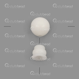 1103-1501-02 - natural banyan root guru bead, 8mm 5 set 1103-1501-02,montreal, quebec, canada, beads, wholesale