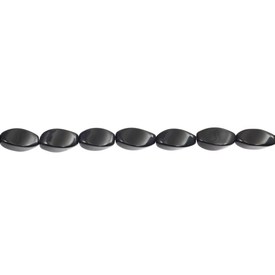 *1105-0012 - Ceramic Bead Oval 8X16MM Black 16'' String *1105-0012,Bead,Natural,Ceramic,8X16MM,Oval,Black,Black,China,16'' String,montreal, quebec, canada, beads, wholesale