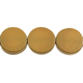 *1106-0494-08 - Resin Bead Coin 20MM Khaki 20pcs String India *1106-0494-08,Clearance by Category,Resin,Bead,Resin,20MM,Round,Coin,Green,Khaki,India,20pcs String,montreal, quebec, canada, beads, wholesale