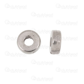 1106-0589-6WH - Plastic Bead Spacer Washer 2.5x6mm Natural 2mm Hole 100pcs 1106-0589-6WH,Beads,Plastic,ws,montreal, quebec, canada, beads, wholesale