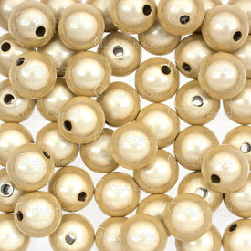 1106-0859-1012 - Plastic Bead Round 10mm Beige Miracle 50pcs 1106-0859-1012,Beads,Plastic,Miracle,montreal, quebec, canada, beads, wholesale
