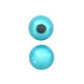 *A-1106-0890 - Plastic Bead Round 12MM Aquamarine Miracle Big Hole 50pcs *A-1106-0890,montreal, quebec, canada, beads, wholesale