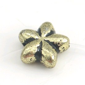 *M-1106-2314-AG - Plastic Bead Metallized Star Puffed 13MM Antique Gold 500gr *M-1106-2314-AG,Beads,Plastic,Metallic,13mm,Bead,Metallized,Plastic,Plastic,13mm,Star,Star,Puffed,Yellow,Gold,montreal, quebec, canada, beads, wholesale