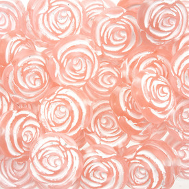 *DB-1106-9014-208 - Bille de Plastique Fleur Rose 8x17mm Rose 1 Boîte  Quantité Limitée! *DB-1106-9014-208,Billes,Plastique,Fleurs,Bille,Plastique,Plastique,8x17mm,Fleur,Fleur,Rose,Rose,Rose,Chine,Dollar Bead,montreal, quebec, canada, beads, wholesale