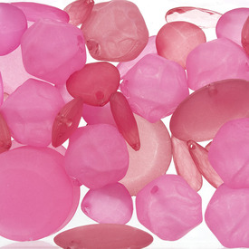 *DB-1106-9019-10 - Plastic Bead Assortment Pink Matt 1 Bag  Limited Quantity! *DB-1106-9019-10,Beads,Plastic,Bead,Assortment,Plastic,Plastic,Pink,Pink,Matt,China,Dollar Bead,1 Bag,Limited Quantity!,montreal, quebec, canada, beads, wholesale