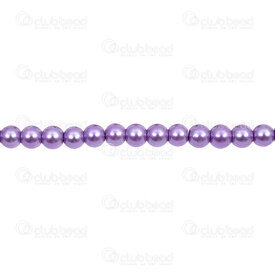 1107-0901-072 - Glass Bead Pearl Round 6mm Purple 32in String (app120pcs) 1107-0901-072,Beads,Glass,6mm,Bead,Pearl,Glass,Glass Pearl,6mm,Round,Round,Purple,China,32'' String (app156pcs),montreal, quebec, canada, beads, wholesale
