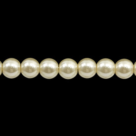 1107-0907-02 - Glass Bead Pearl Round 18MM Cream 16'' String 1107-0907-02,montreal, quebec, canada, beads, wholesale