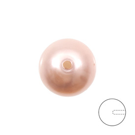 *DB-1107-0921-04 - Plastic Bead Round Half drilled 8MM Pearl Pink 1.2mm Hole 24pcs *DB-1107-0921-04,Beads,Glass,Pearled,Bead,Plastic,Plastic,8MM,Round,Round,Half drilled,Pink,Pink,Pearl,1.2mm Hole,montreal, quebec, canada, beads, wholesale