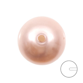 *DB-1107-0922-04 - Plastic Bead Round Half drilled 10mm Pearl Pink 1.2mm Hole 12pcs *DB-1107-0922-04,Bead,Plastic,Plastic,10mm,Round,Round,Half drilled,Pink,Pink,Pearl,1.2mm Hole,China,Dollar Bead,12pcs,montreal, quebec, canada, beads, wholesale