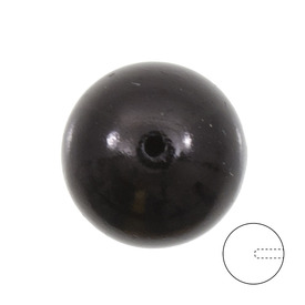 *DB-1107-0922-06 - Plastic Bead Round Half drilled 10mm Pearl Black 1.2mm Hole 12pcs *DB-1107-0922-06,Beads,Glass,Pearled,Bead,Plastic,Plastic,10mm,Round,Round,Half drilled,Black,Black,Pearl,1.2mm Hole,montreal, quebec, canada, beads, wholesale