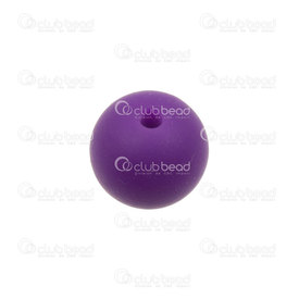 1108-0101-1206 - Silicone Chew Bead Round 12mm Violet 20pcs for Teething Jewelry 1108-0101-1206,violet,montreal, quebec, canada, beads, wholesale