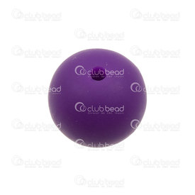 1108-0101-1506 - Silicone Chew Bead Round 15mm Violet 20pcs for Teething Jewelry 1108-0101-1506,violet,montreal, quebec, canada, beads, wholesale