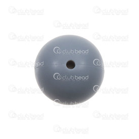 1108-0101-1510 - Silicone Chew Bead Round charcoal grey 15mm 20pcs for Teething Jewelry 1108-0101-1510,billes de 15mm,montreal, quebec, canada, beads, wholesale