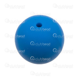1108-0101-1926 - Silicone Chew Bead Round 19mm Blue 10pcs for Teething Jewelry 1108-0101-1926,19mm,montreal, quebec, canada, beads, wholesale