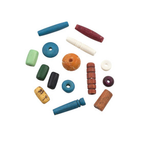 *1109-0004 - Bone Bead Assorted Shapes Assorted Size Mix 0.25kg India *1109-0004,montreal, quebec, canada, beads, wholesale