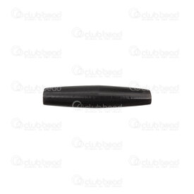 1109-0332 - Bille d'Os Tube Oval Noir 1.5 Pouce 50pcs 1109-0332,Billes,Os,montreal, quebec, canada, beads, wholesale
