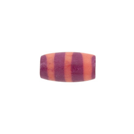 *1109-1392-02 - Bone Bead Tube 6X12MM Purple Orange Lines 25pcs India *1109-1392-02,Beads,Bone,Pink Lines,Bead,Natural,Bone,6X12MM,Cylinder,Tube,Purple,Pink Lines,India,25pcs,montreal, quebec, canada, beads, wholesale