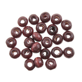 1110-2016-SAC - Wood Bead Round 4MM Marsala Prune 90gr 1110-2016-SAC,prune,montreal, quebec, canada, beads, wholesale
