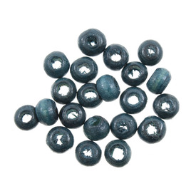 *1110-2026-BOX - Wood Bead Round 5MM Royal Blue 1 Box  (App. 695pcs) *1110-2026-BOX,montreal, quebec, canada, beads, wholesale