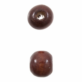 1110-2064-SAC - Wood Bead Round 8MM Medium Brown 90gr 1 Bag 1110-2064-SAC,8mm Wood,montreal, quebec, canada, beads, wholesale