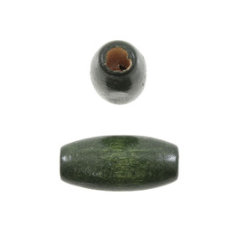 1110-2148-SAC - Wood Bead Rice 7X15MM Green 90gr 1110-2148-SAC,1110-2148-SAC,montreal, quebec, canada, beads, wholesale