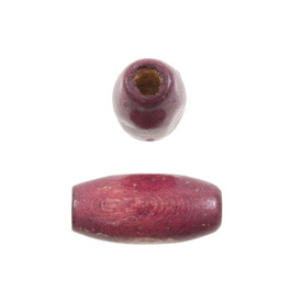 1110-2156-SAC - Bille de Bois Grain de Riz 7X15MM Prune 90gr 1110-2156-SAC,prune,montreal, quebec, canada, beads, wholesale