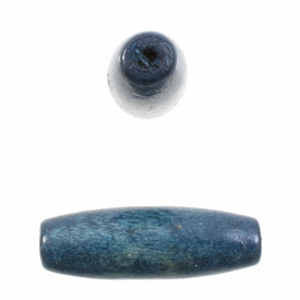 1110-2166-SAC - Wood Bead Rice 8X22MM Royal Blue 1 Box  (App. 180pcs) 1110-2166-SAC,Bille De Bois Grain De Riz,montreal, quebec, canada, beads, wholesale
