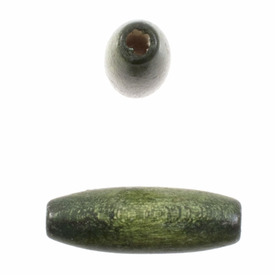 1110-2168-SAC - Wood Bead Rice 8X22MM Green 1 Box  (App. 180pcs) 1110-2168-SAC,Bille De Bois Grain De Riz,montreal, quebec, canada, beads, wholesale