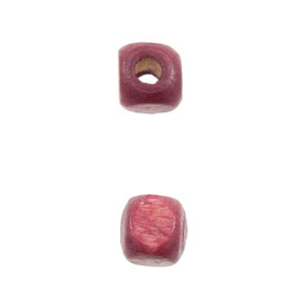1110-2196-SAC - Wood Bead Cube 5MM Prune 90gr 1110-2196-SAC,prune,montreal, quebec, canada, beads, wholesale