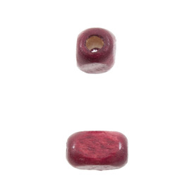 1110-2216-SAC - Wood Bead Rectangle 5X8MM Prune 90gr 1110-2216-SAC,prune,montreal, quebec, canada, beads, wholesale