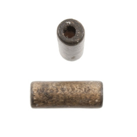 1110-2294-SAC - Wood Bead Cylinder 6X16MM Khaki 1 Box  (App. 360pcs) 1110-2294-SAC,ka,montreal, quebec, canada, beads, wholesale