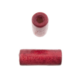 1110-2296-SAC - Wood Bead Cylinder 6X16MM Prune 90gr 1110-2296-SAC,prune,montreal, quebec, canada, beads, wholesale