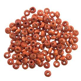 1110-2330-SAC - Wood Bead Disk 2X4MM Orange 90gr 1110-2330-SAC,disque or,montreal, quebec, canada, beads, wholesale