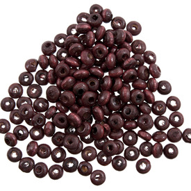 1110-2336-SAC - Wood Bead Disk 2X4MM Prune 90gr 1110-2336-SAC,prune,montreal, quebec, canada, beads, wholesale