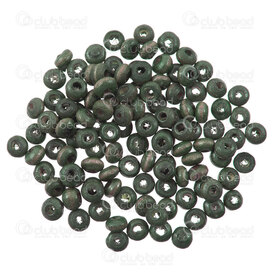 1110-2340-SAC - Wood Bead Disk 2X4MM Khaki Green 90gr 1110-2340-SAC,Beads,Wood,Dyed,montreal, quebec, canada, beads, wholesale