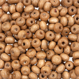 1110-240101-0702 - Schima Wood Bead:Round 7X5mm Brown 2mm hole 1bag 90gr (app 1500pcs) 1110-240101-0702,Beads,Wood,montreal, quebec, canada, beads, wholesale